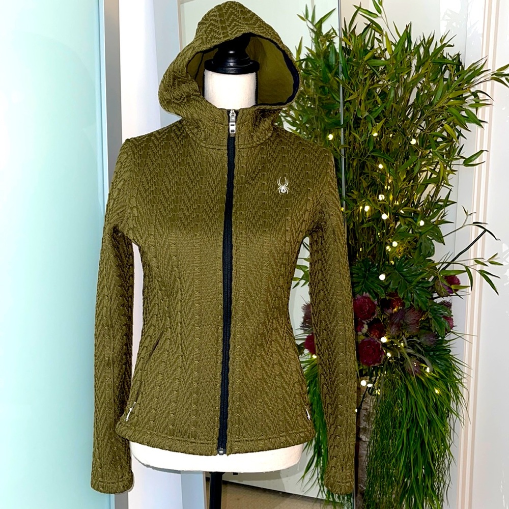 Spyder Major Cable Knit Hoody NWOT